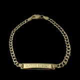 Baby Boy 14K Yellow Gold ID Curb Link Bracelet