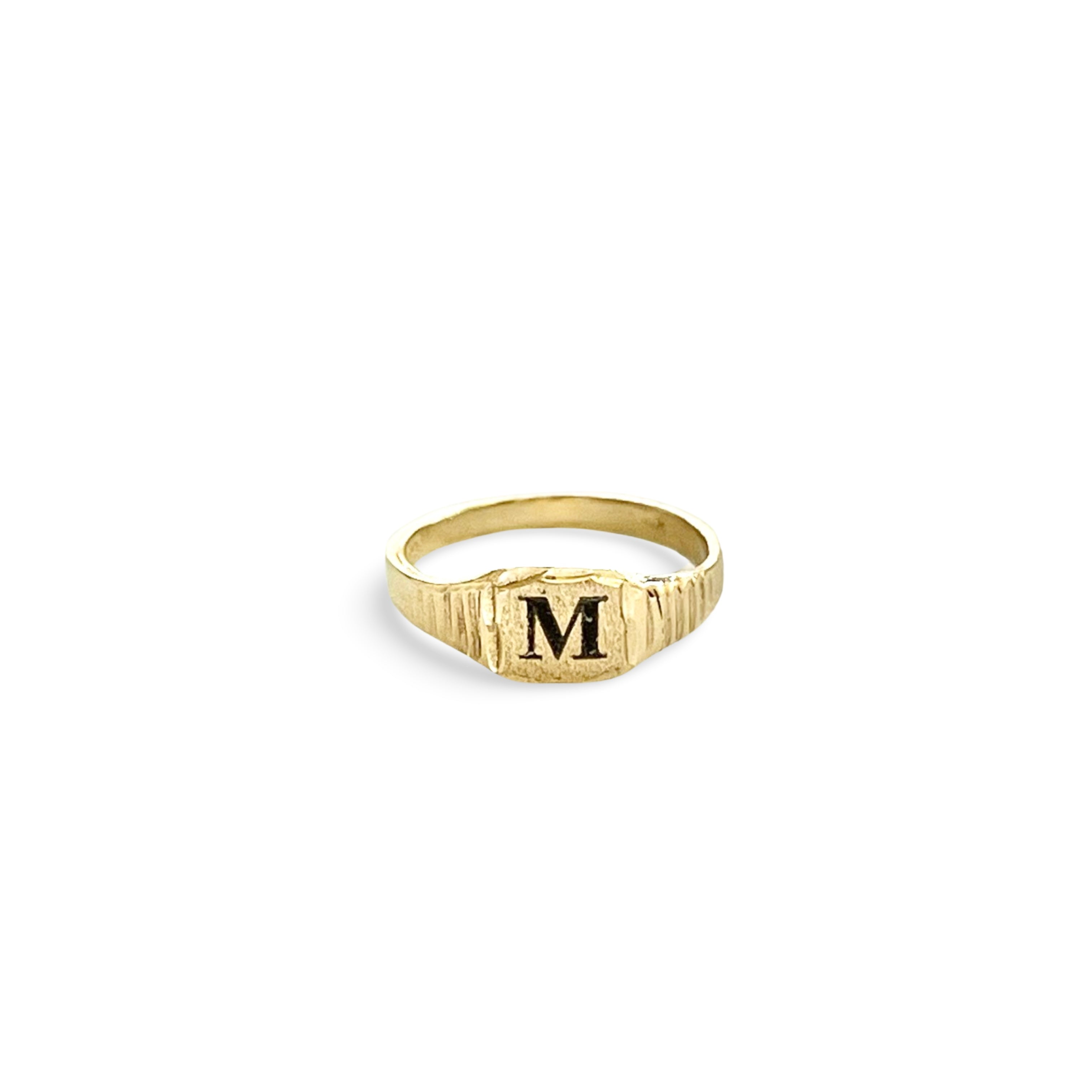 Baby Signet Ring 14K Yellow Gold