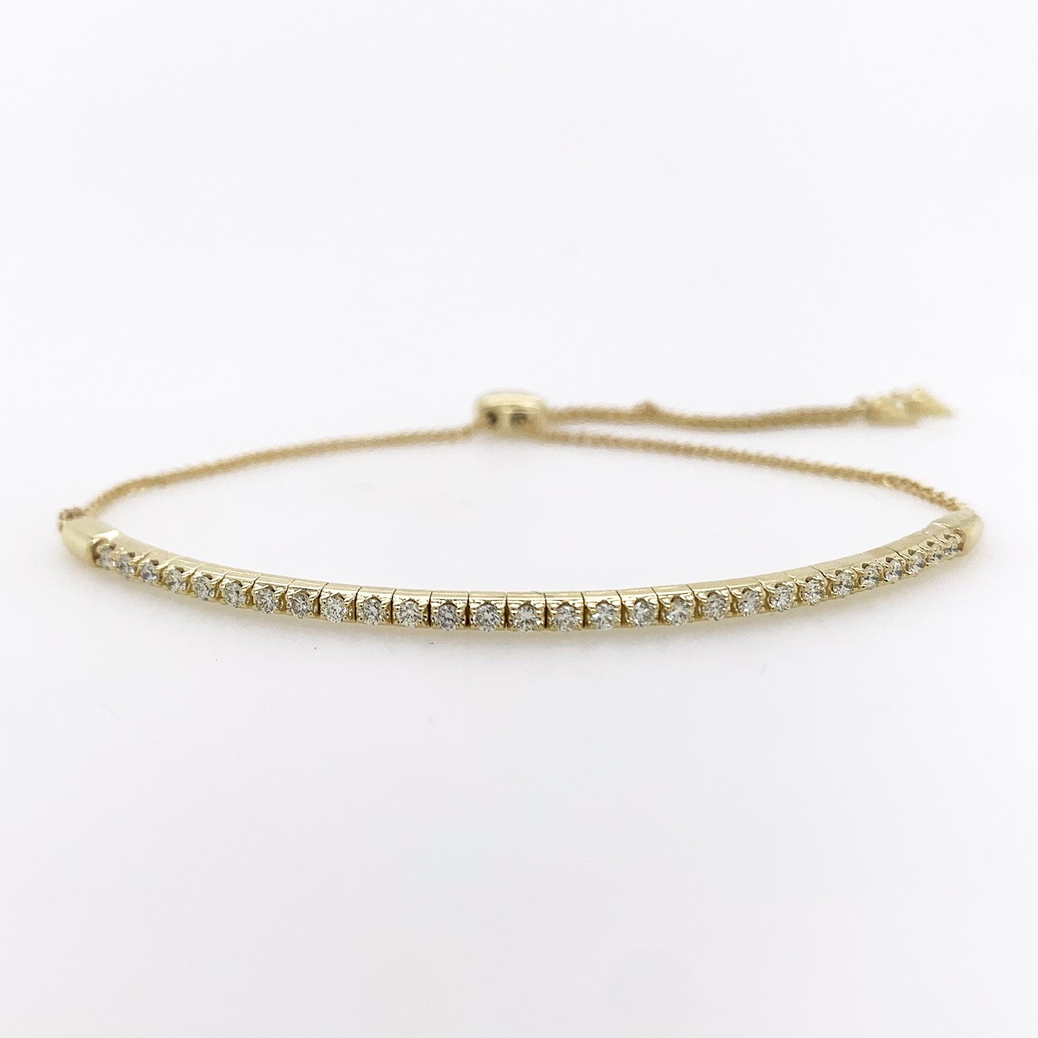 Yellow gold bolo on sale bracelet