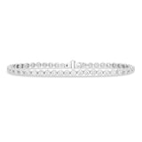 
  
  14K White Gold Round Diamond Crown Set Tennis Bracelet
  
