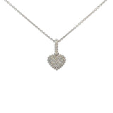 
  
  14K White Gold Diamond Heart Enhancer Pendant
  
