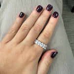 
  
  14K White Gold Lab Grown Oval Diamond Ring
  
