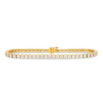 
  
  14K Yellow Gold Round Diamond Tennis Bracelet
  
