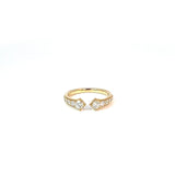 
  
  14K Yellow Gold Cuff Ring
  
