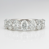 
  
  14K White Gold Lab Grown Oval Diamond Ring
  
