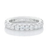 
  
  Diamond Eternity Wedding Band - 1.88cts. - 18K White Gold - Size 6
  
