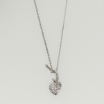
  
  14K White Gold Diamond Heart Enhancer Pendant
  
