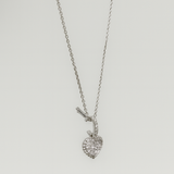 
  
  14K White Gold Diamond Heart Enhancer Pendant
  
