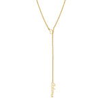 
  
  Personalized Script Name Lariat | Gold- Plated Sterling Silver
  
