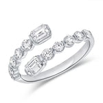 
  
  14K White Gold Diamond Wrap Ring by
  
