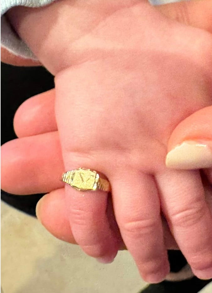 
  
  Baby Signet Ring 14K Yellow Gold
  
