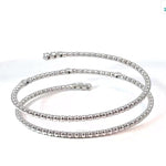
  
  14K White Gold Beaded Diamond Wrap Bracelet
  
