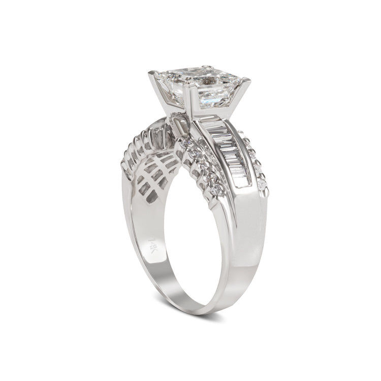 
  
  Princess Cut Diamond Engagement Ring 3.01ct ** Call for price
  
