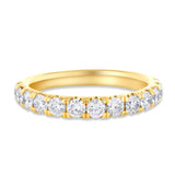 
  
  18k Yellow Gold Diamond Comfort Fit 1/2 Way Wedding Band 1ct. t.w.
  
