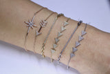 14k Yellow Gold Diamond Bar Bracelet
