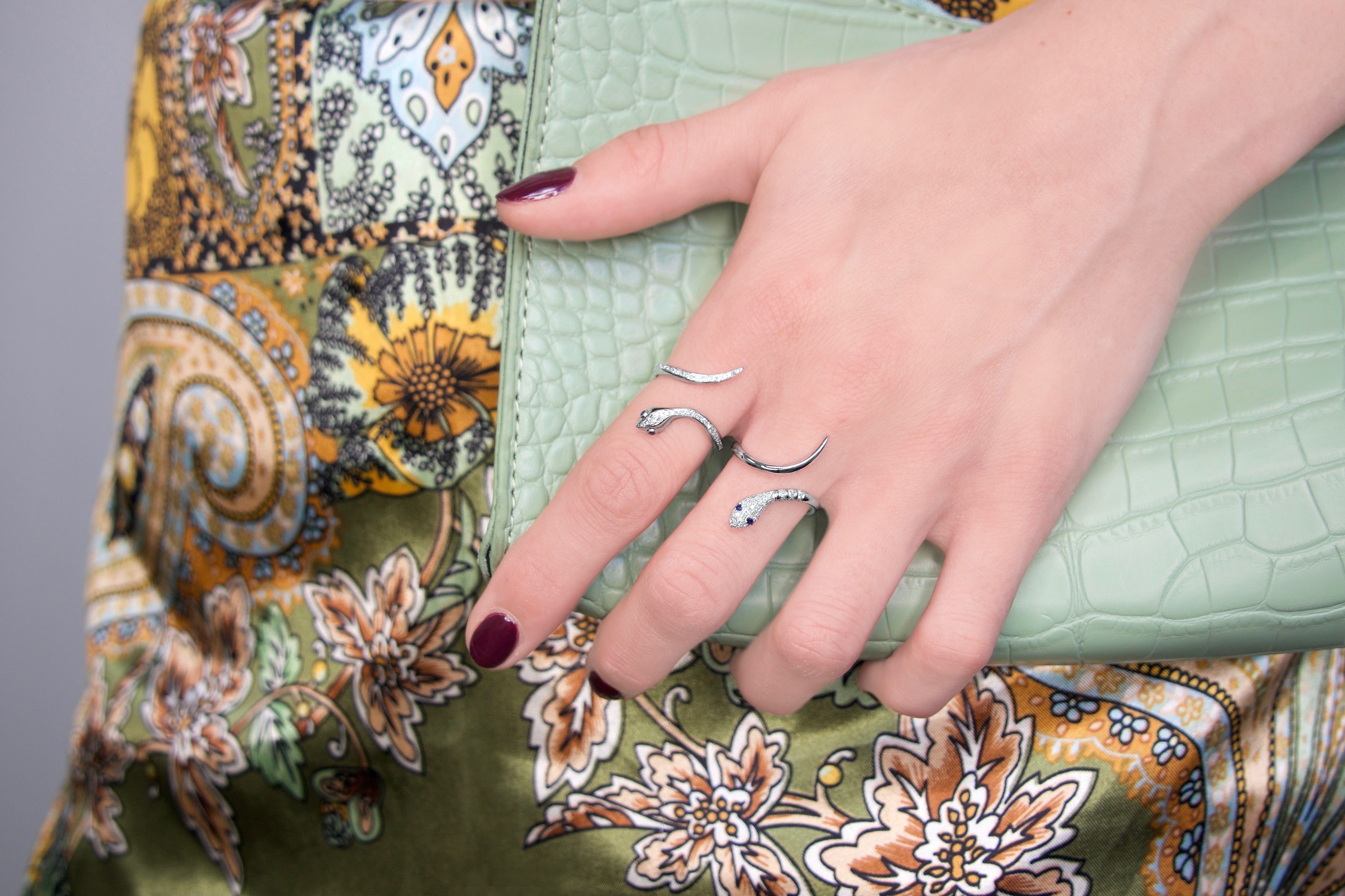 24K Daily wear Snake Finger Ring For Women (SJ_4167) – Shining Jewel