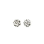 
  
  14k White Gold Diamond Cluster Stud Earrings 1.10cts t.w.
  
