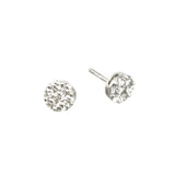 
  
  14k White Gold Diamond Cluster Stud Earrings 1.10cts t.w.
  
